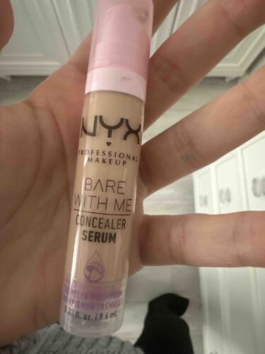 کانسیلر  پروفشنال میکاپ BWMKPTCSRM NYX Professional Makeup اورجینال Bare With Me Concealer Serum 02 Light Concealer photo review