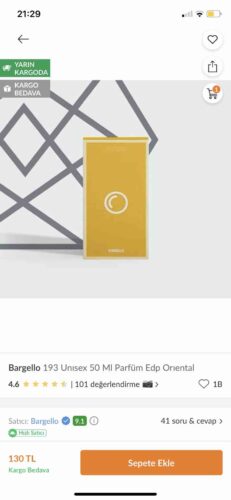 عطر بارجلو اورجینال Bargello 841 193 Unisex 50 ml Perfume Edp Oriental photo review