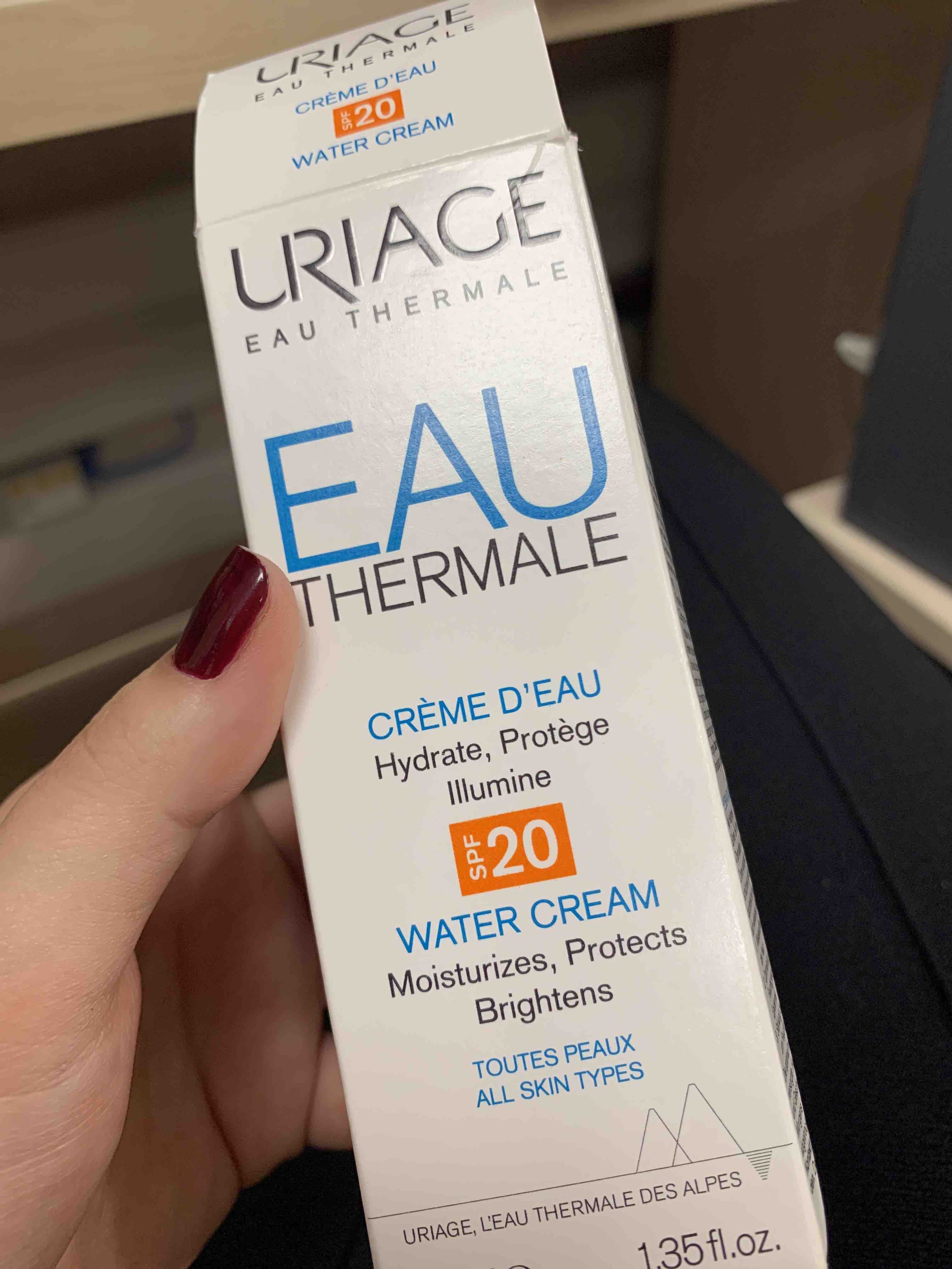 کرم صورت اوریاژ اورجینال Uriage 3661434005039 Eau Thermale Water Based Moisturizing Cream Spf20 40 ml photo review