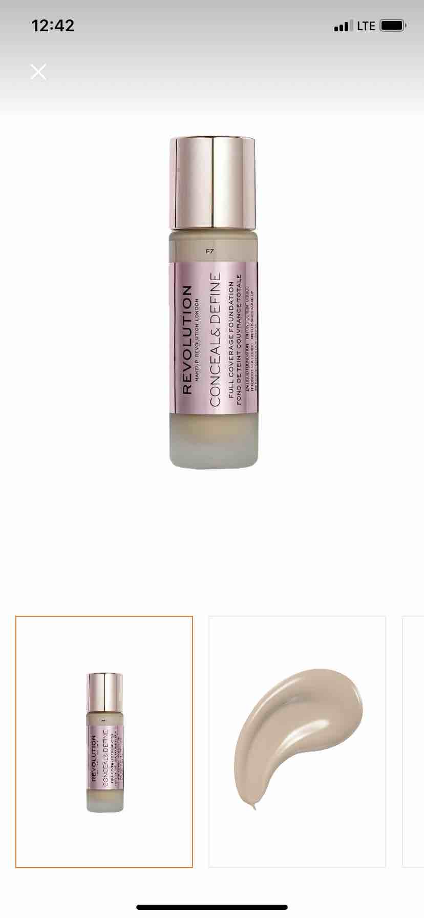 کانسیلر رولوشن اورجینال Revolution  TYC00270384026 Conceal & Define Oil-Free Foundation F7 photo review