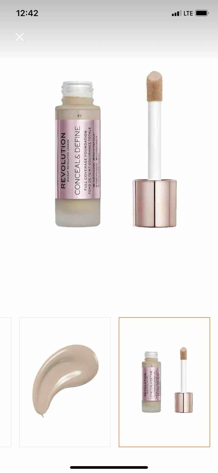 کانسیلر رولوشن اورجینال Revolution  TYC00270384026 Conceal & Define Oil-Free Foundation F7 photo review