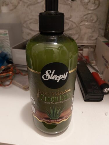 صابون مایع خواب آلود اورجینال Sleepy 8682241207503-3 Premium Green Care Series Liquid Soap 3x500 Ml photo review