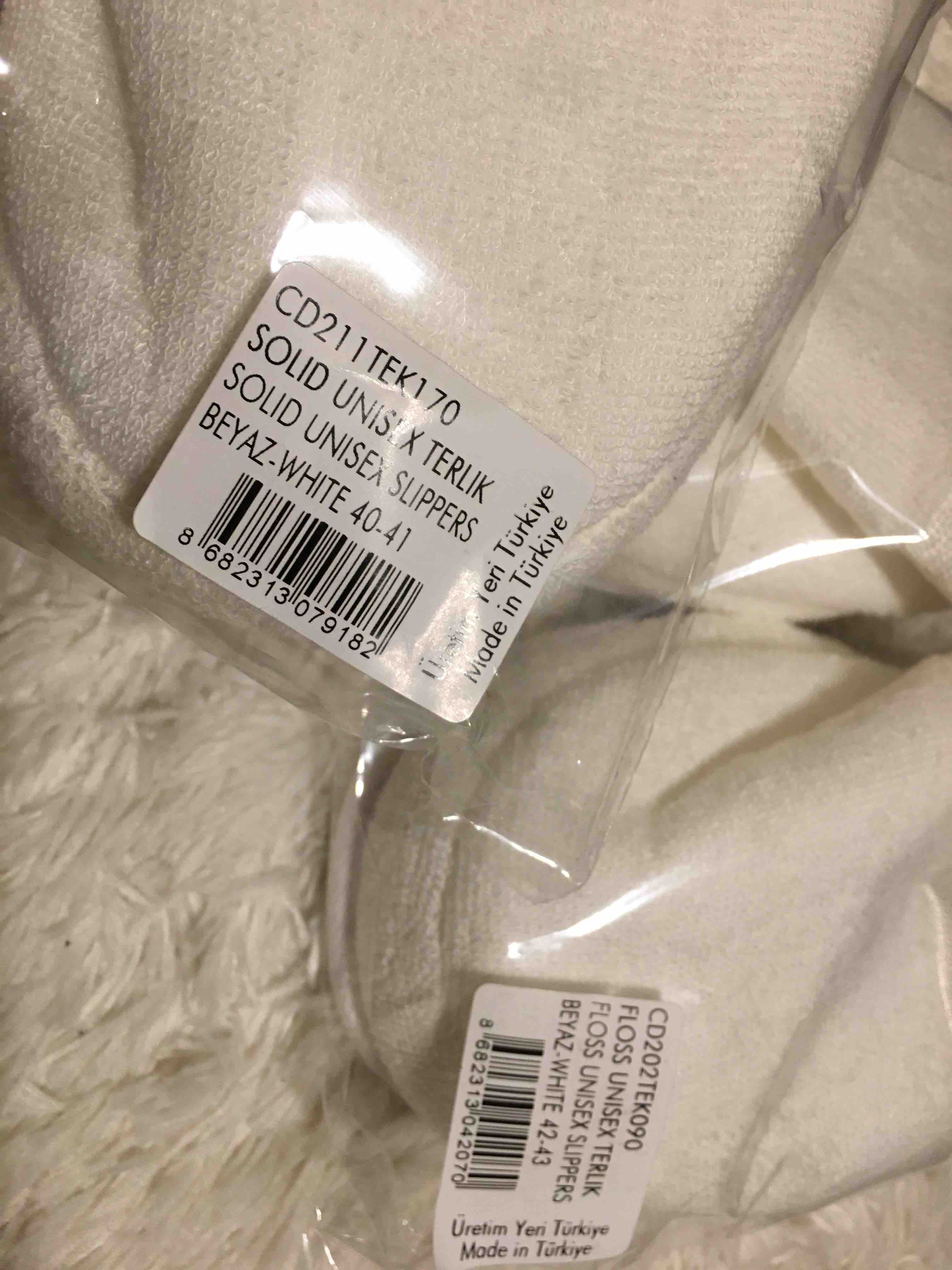 دمپایی چاکرا اورجینال Chakra TYC00214000799 Solid Unisex Slippers White photo review