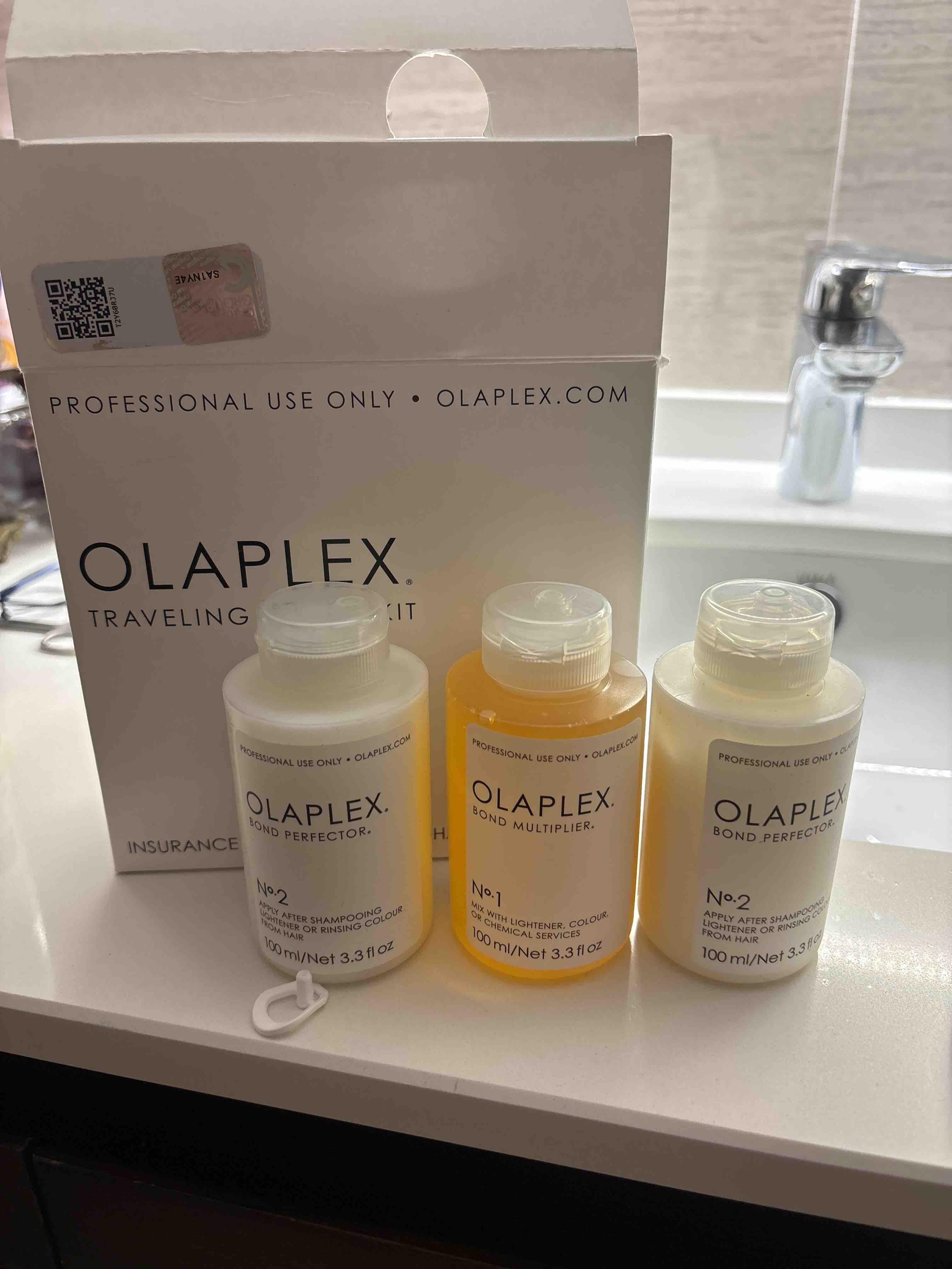ست مراقبت از مو اولاپلکس اورجینال Olaplex OL271 Hair Repair Treatment Kit - Hair Care Set that Strengthens and Repairs the Bonds in the Hair photo review
