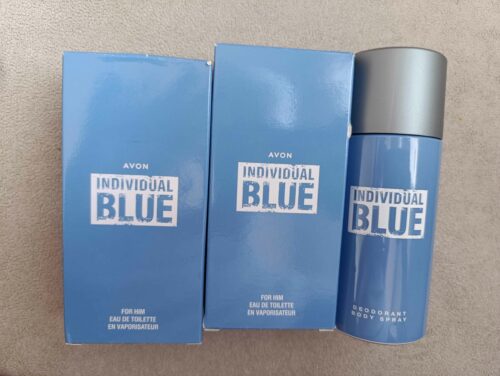 عطر آوون اورجینال Avon set410843 Individual Blue Edt 100 ml Men's Perfume Set of 4 photo review