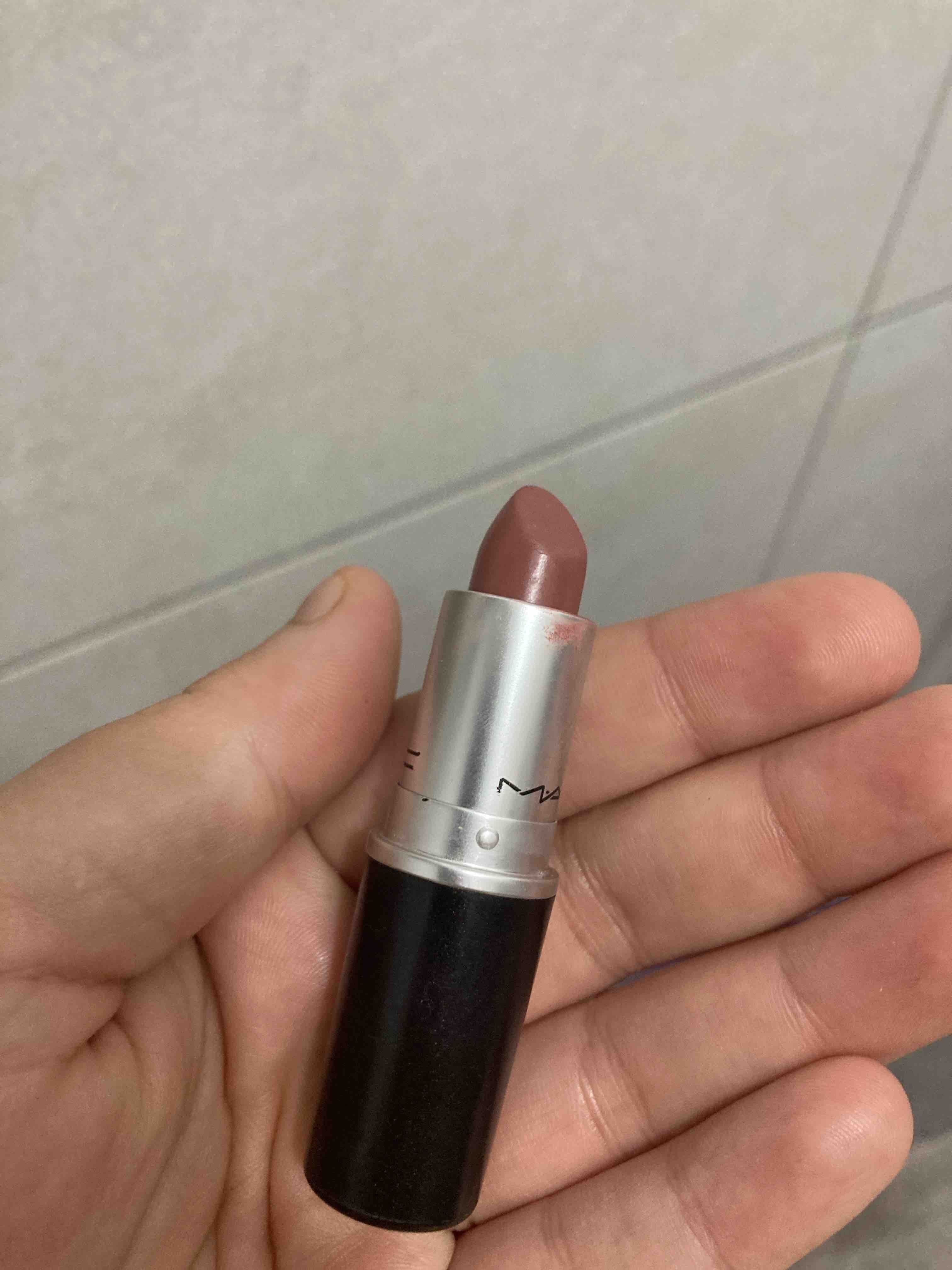 رژ لب ماک اورجینال Mac 60284 Powder Kiss Lipstick - Matte Finish Moisturizing Effect Lipstick - Mull It Over 3g photo review