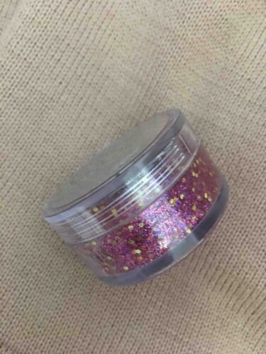 روشن کننده ماو اورجینال mov  glitterjel2 Gel Formed Bright Glitter Face Makeup & Body &hair No:2 Lilac photo review