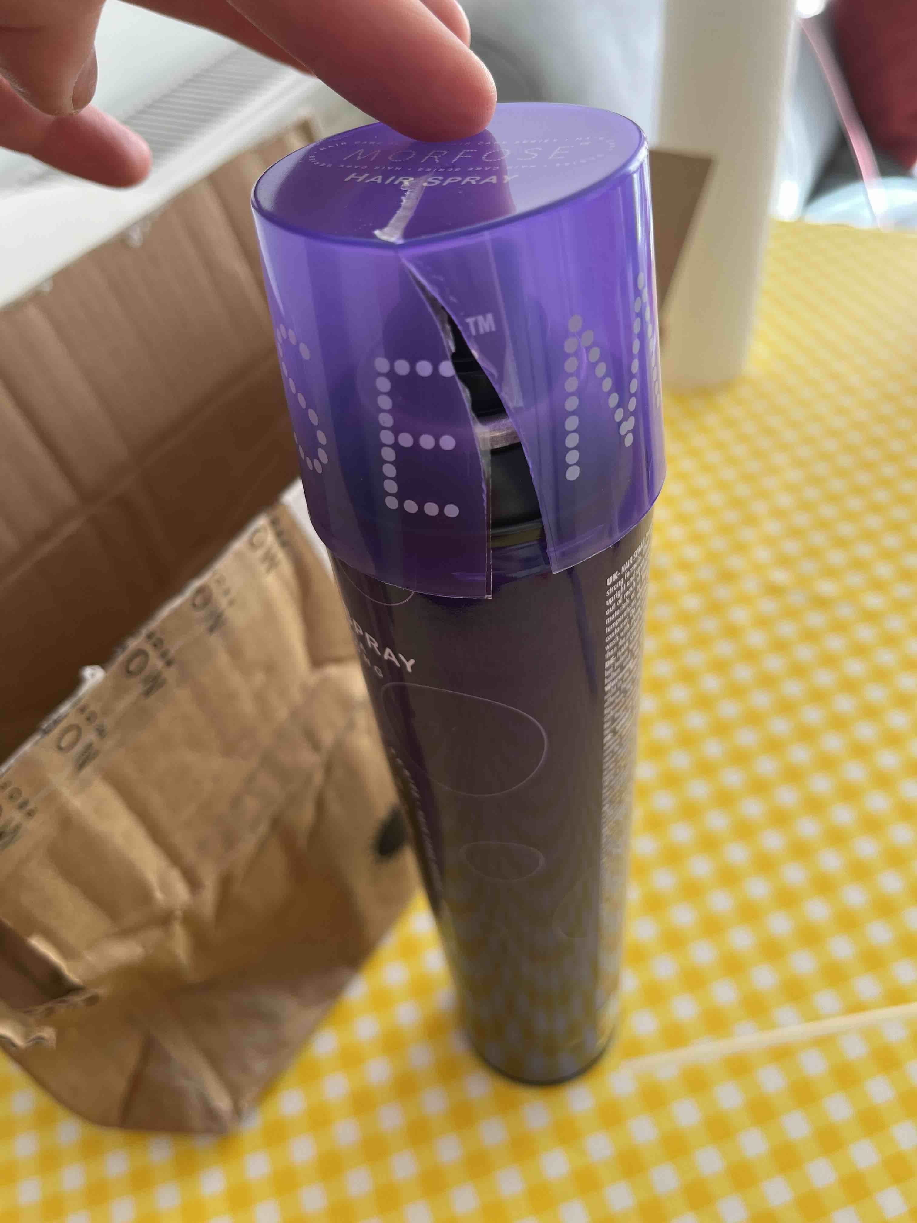 ست مراقبت از مو مورفوز اورجینال Morfose 1100012943-1 Dual Phase Blow Dry Water Keratin 400 ml Mega Strong Hair Spray 400 ml photo review