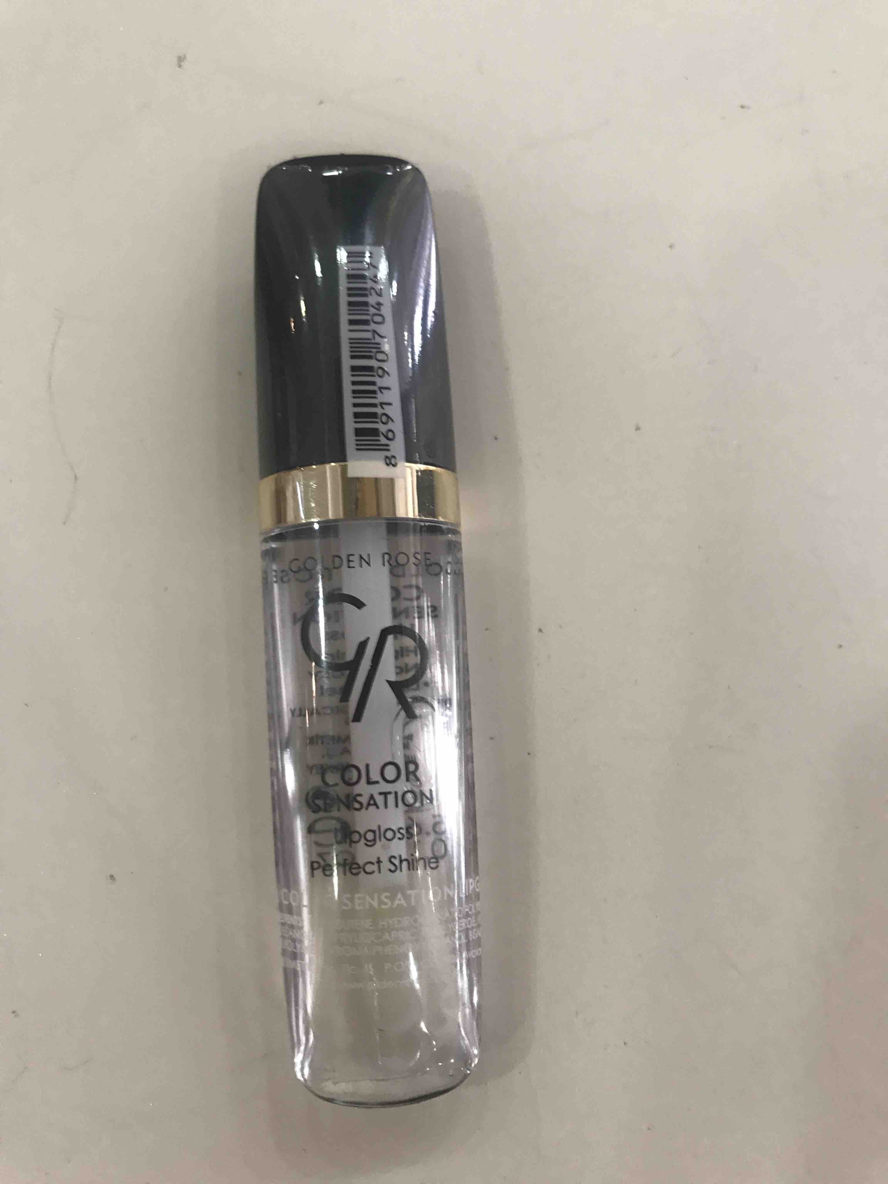رژ لب گلدن رز اورجینال Golden Rose RGCS Color Sensation Lipgloss No: 124 Transluent - Colorful Lip Gloss - 8691190704247 photo review