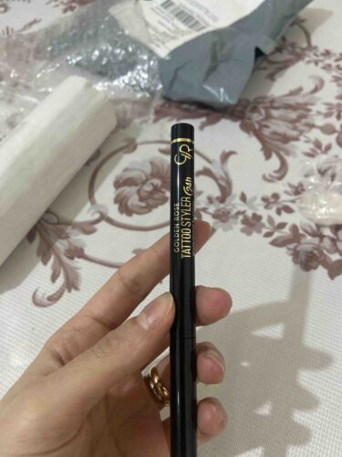 خط چشم گلدن رز اورجینال Golden Rose K-TLE-001 Tattoo Styler Waterproof Eyeliner Midnight Black - Waterproof Black Eyeliner - 8691190512286 photo review