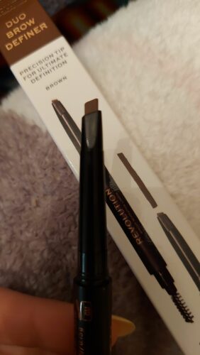 مداد ابرو و سایه ابرو رولوشن اورجینال Revolution 5057566039710 Duo Define Light Brown Eyebrow Liner photo review