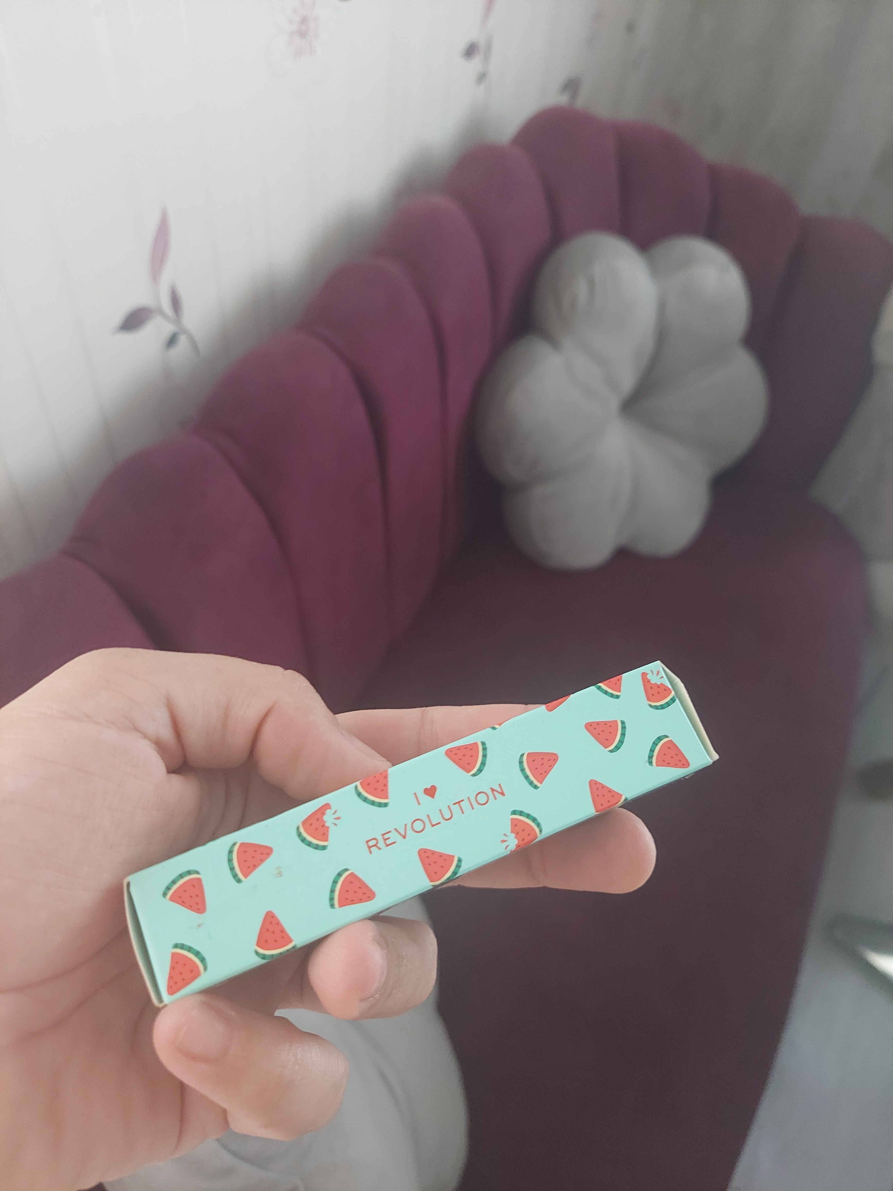 رژگونه من رولوشن قلبم اورجینال I Heart Revolution  5057566587310 I Heart Rev. Watermelon Dewy Tint Blush Juicy photo review