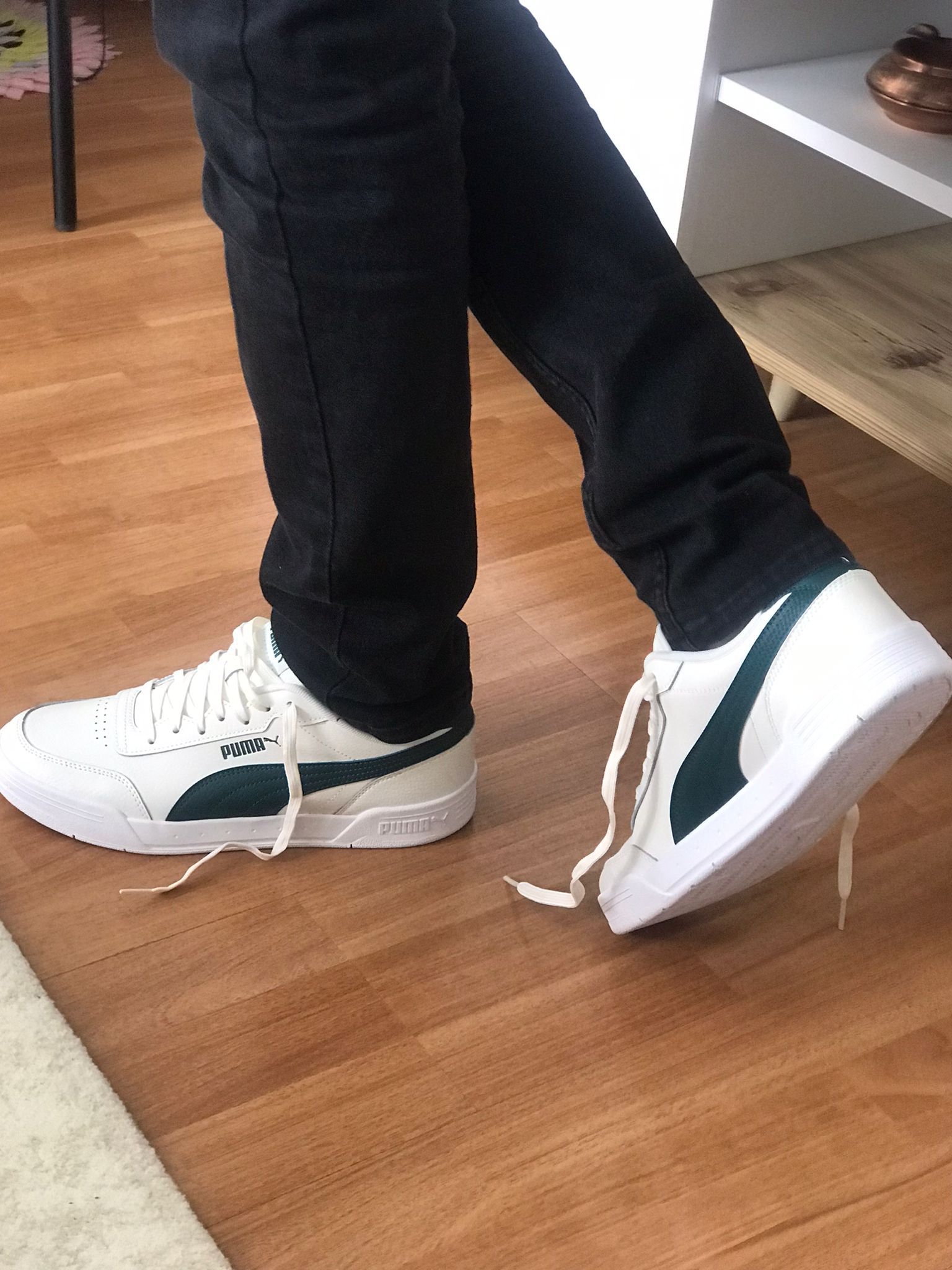 اسنیکر پوما اورجینال Puma 36986339 Unisex Sneaker - Caracal Vaporous Gray-Varsity Green - 36986339 photo review