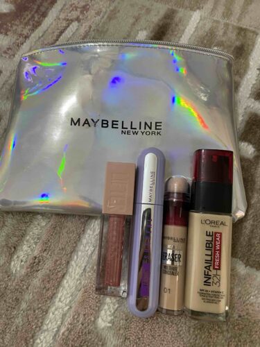 ست آرایشی میبلین نیویورک اورجینال Maybelline New York PKTFLSSRRLIAR01 Falsies Surreal Mascara & Instant Anti Age Eraser Concealer - 01 Light photo review
