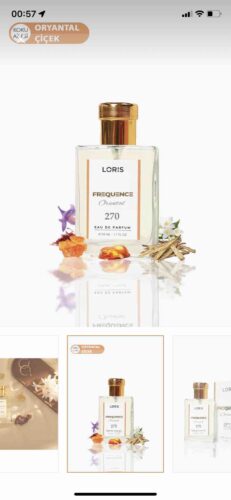 عطر لوریس اورجینال Loris LORIS00048 K-270 Frequence Parfume Edp 50ml Oriental-Floral Women's Perfume photo review