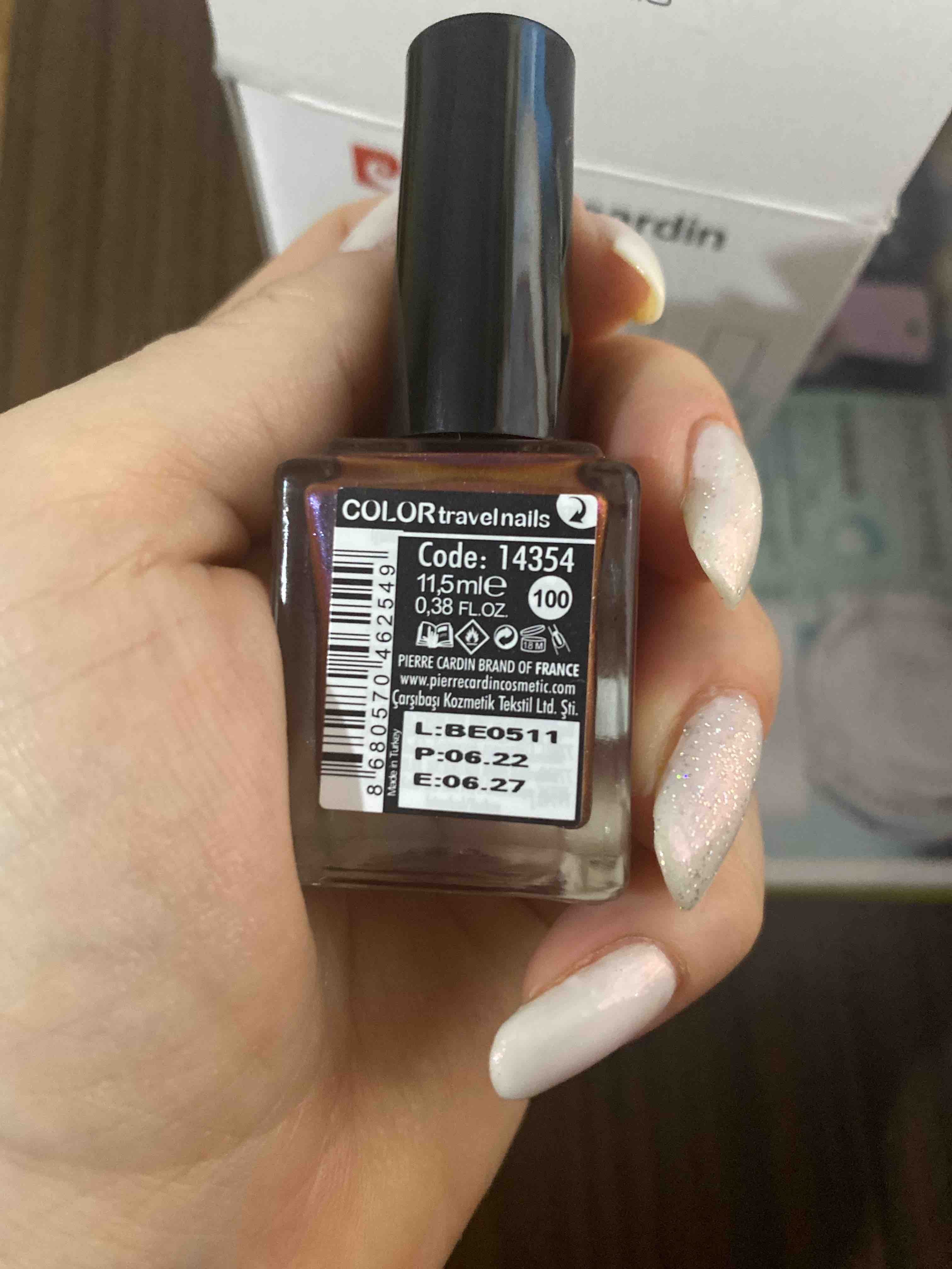 لاک ناخن پیرکاردین اورجینال Pierre Cardin 1 Nail Polish - Color Travel Nails 101 8680570462556 photo review