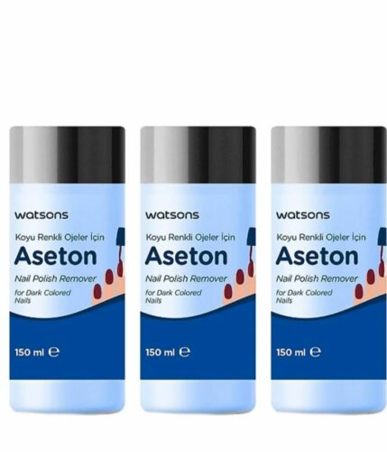 لاک ناخن واتسون اورجینال Watsons SETW210 Acetone for Dark Colored Nail Polishes 150ml Tr photo review
