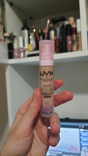 کانسیلر  پروفشنال میکاپ BWMKPTCSRM NYX Professional Makeup اورجینال Bare With Me Concealer Serum 02 Light Concealer photo review