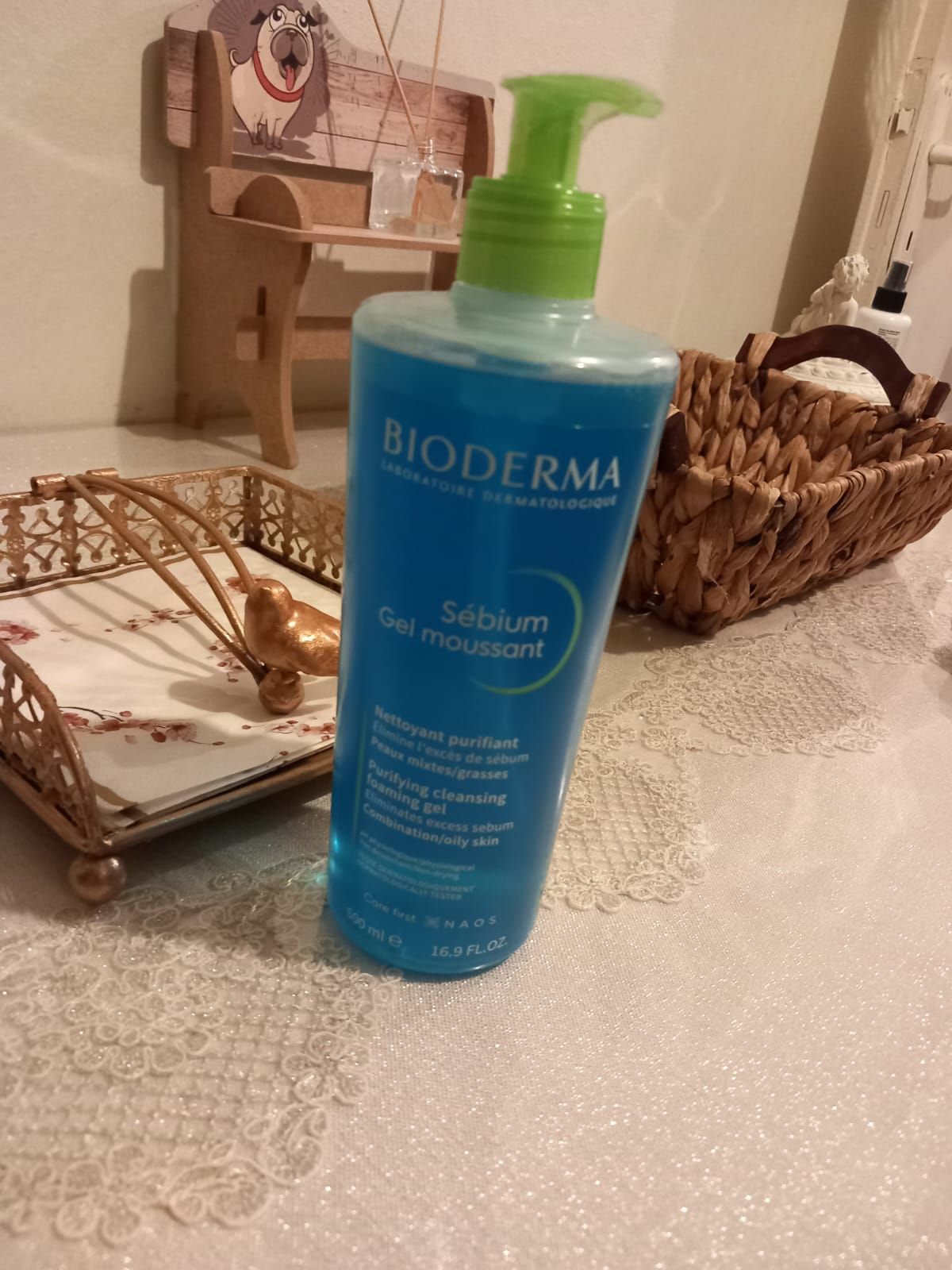 پاک کننده صورت بیودرما اورجینال Bioderma 3401399277092 Sebium Combination, Oily and Acne Prone Skin, Acne, Anti-Blackhead Facial Cleansing Gel 500 ml photo review