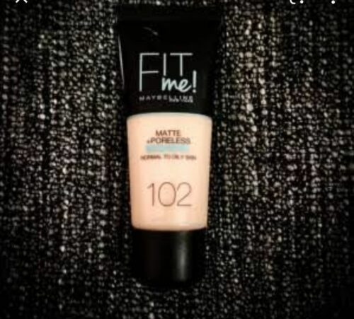 فاندیشن میبلین نیویورک اورجینال Maybelline New York  FP502342N_FG Fit Me Matte+Poreless Foundation - 102 Fair Ivory photo review
