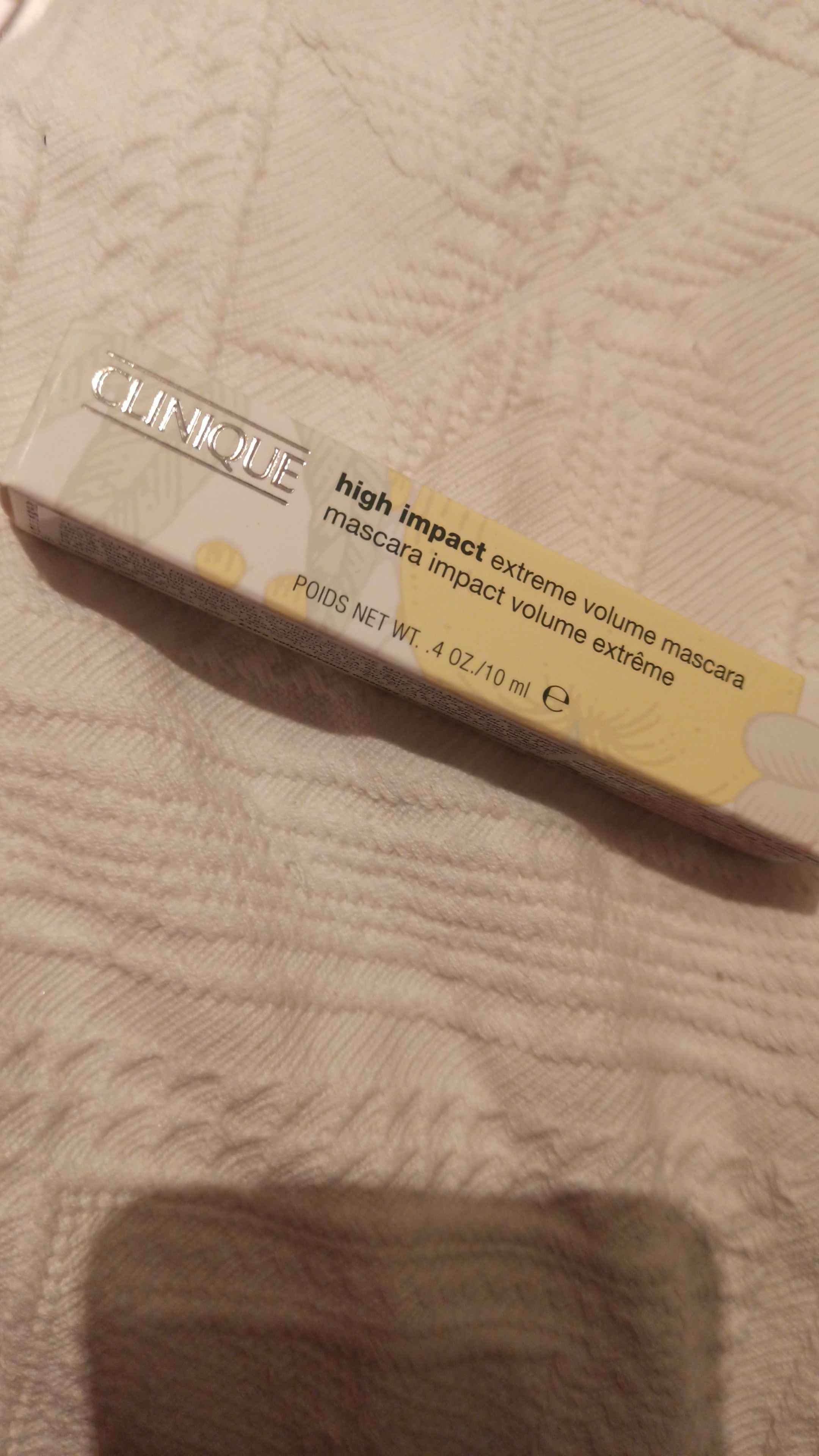 ریمل کلینیک اورجینال Clinique 7LYW-1 High Impact™ Extreme Volumizing Mascara Color: Extreme Black / Black 10ml photo review