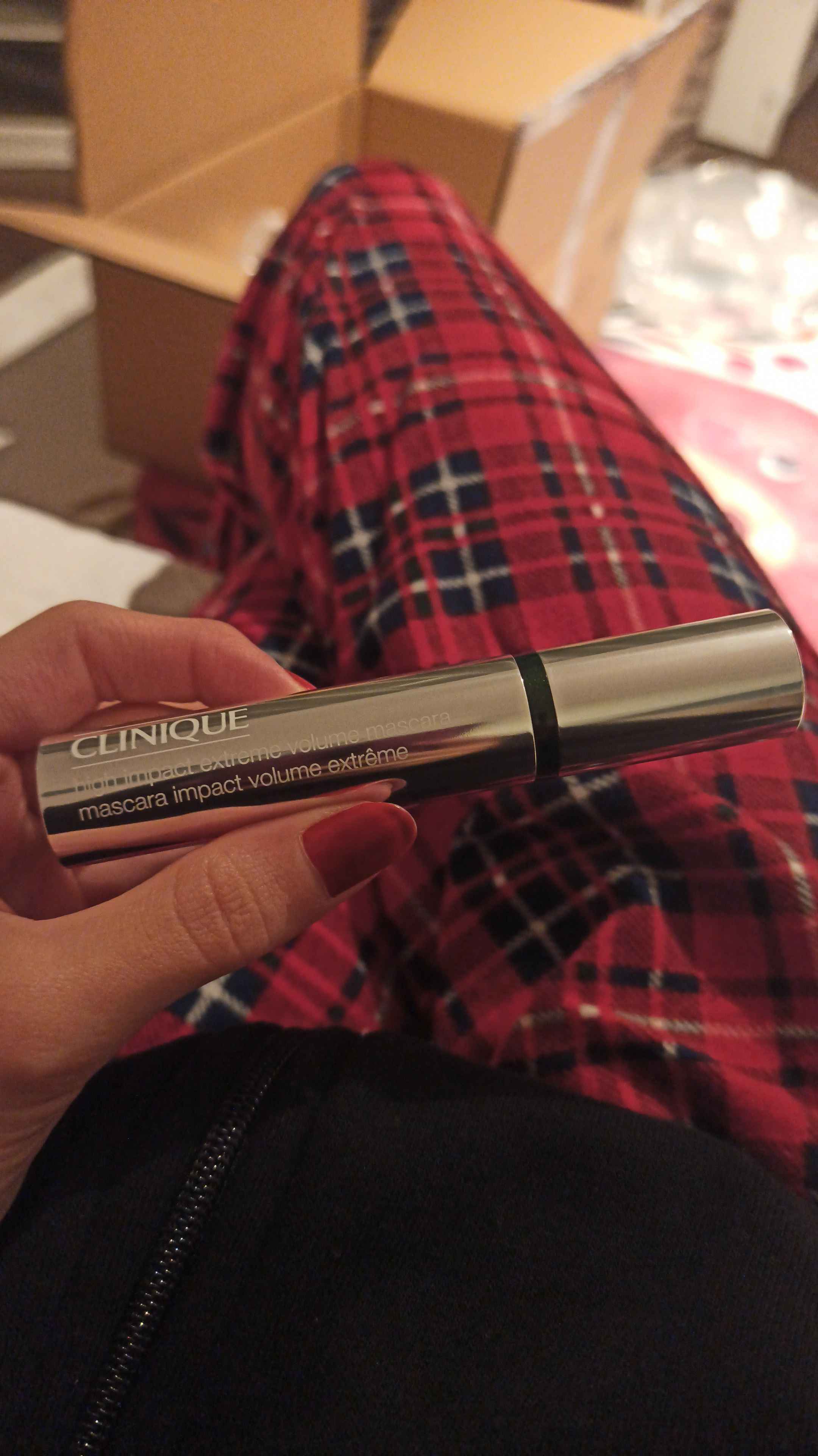 ریمل کلینیک اورجینال Clinique 7LYW-1 High Impact™ Extreme Volumizing Mascara Color: Extreme Black / Black 10ml photo review