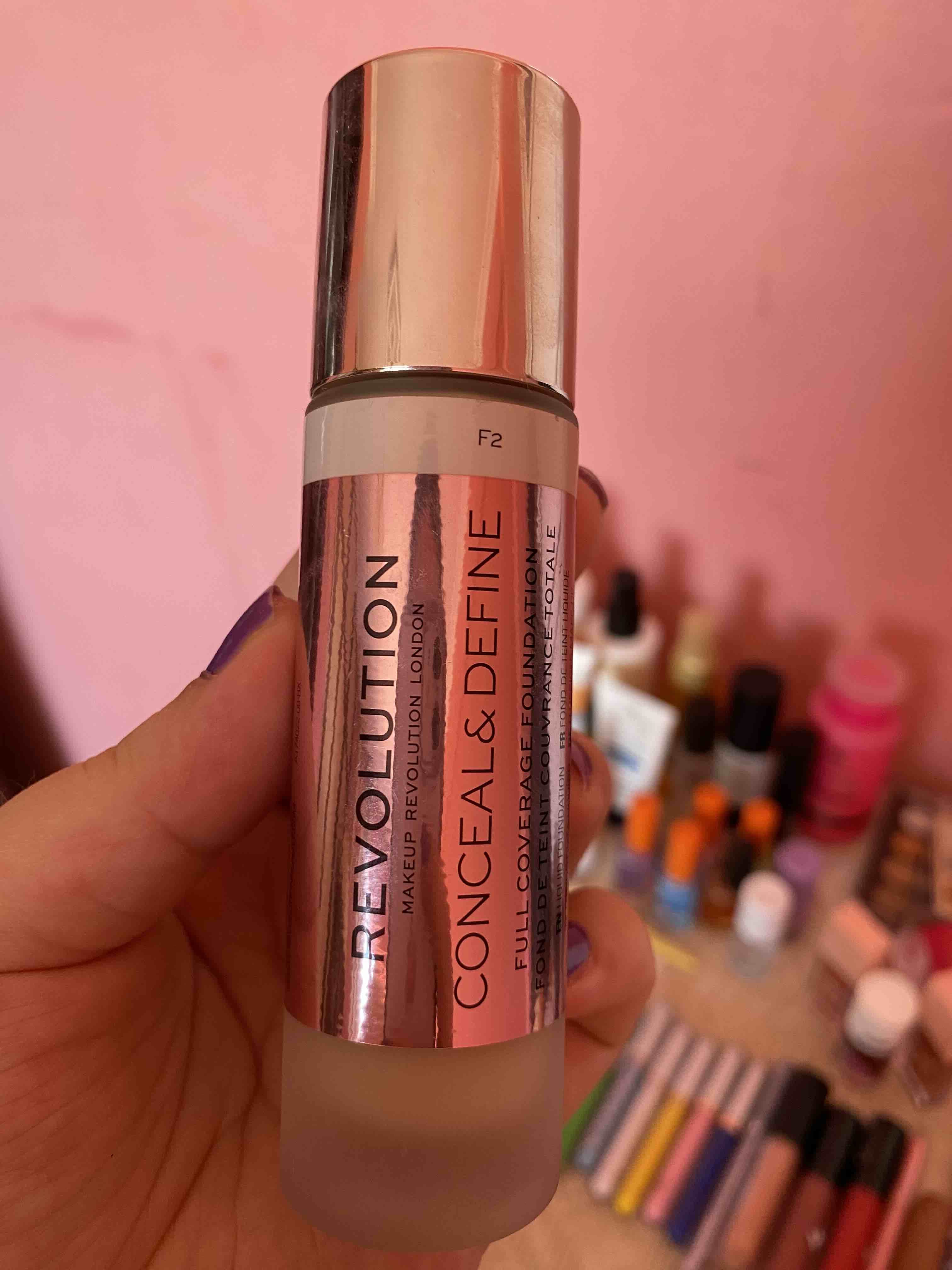 فاندیشن  رولوشن f2 Revolution اورجینال Conceal & Define F2 Foundation photo review