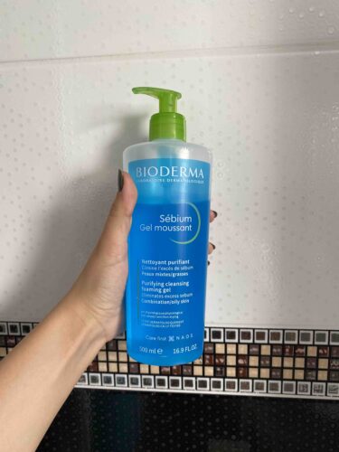 پاک کننده صورت بیودرما اورجینال Bioderma 3401399277092 Sebium Combination, Oily and Acne Prone Skin, Acne, Anti-Blackhead Facial Cleansing Gel 500 ml photo review