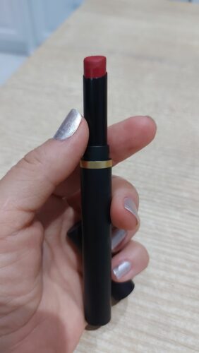 رژ لب ماک اورجینال Mac 99908 Powder Kiss Velvet Blur Slim Stick Lasting Up to 12 Hours Matte Finish Lipstick Ruby New 2 G photo review