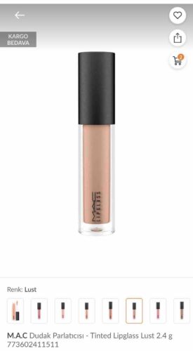 براق کننده لب ماک اورجینال Mac 309 Lip Gloss - Tinted Lipglass Lust 2.4 g 773602411511 photo review