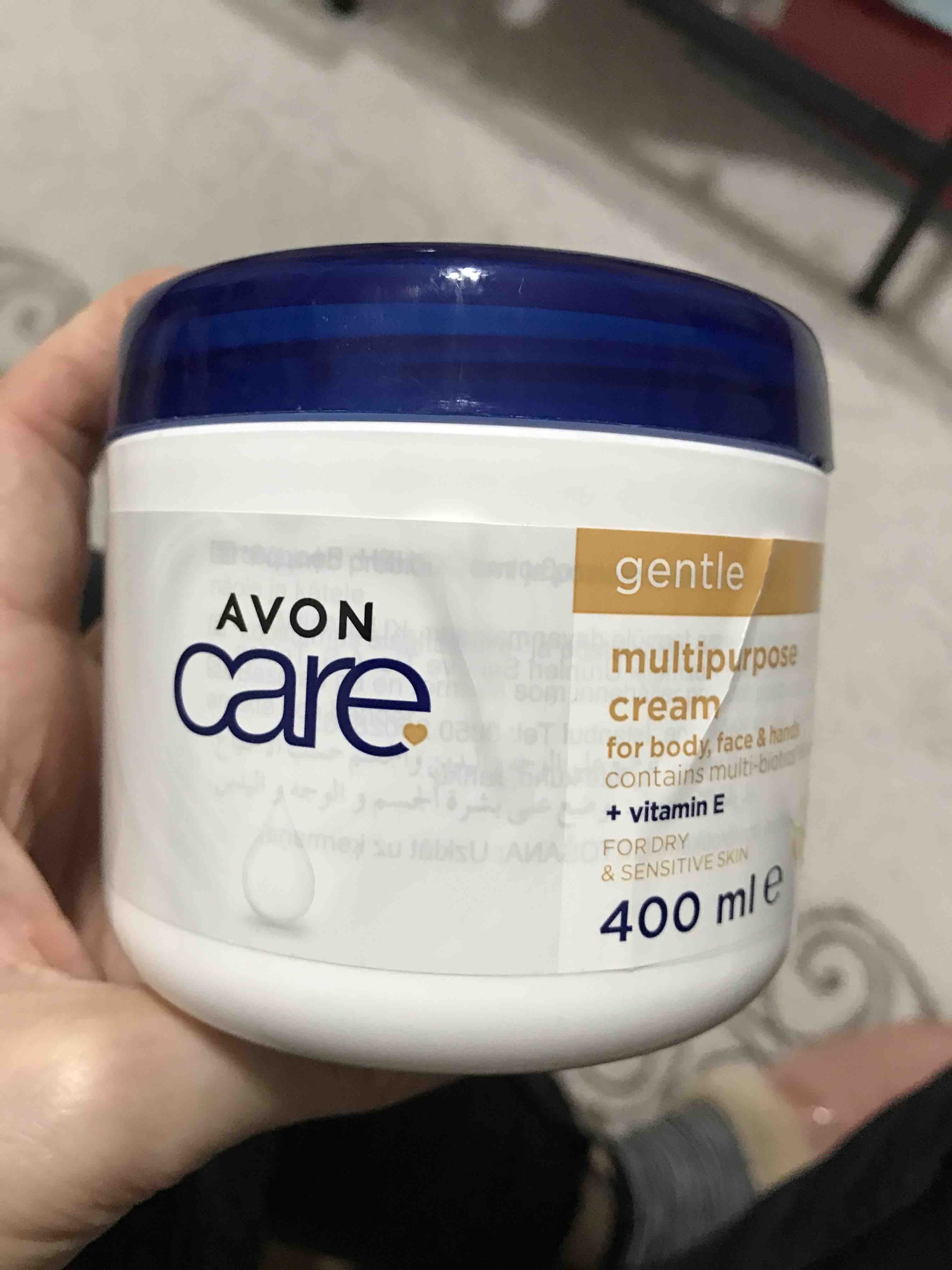 کرم بدن آوون اورجینال Avon KREM2316_rollback_1731004712010 Care Gentle Multi-Biotics & Vanilla Containing Vitamin E Multi-Purpose Cream for Dry Skin 400 Ml. photo review
