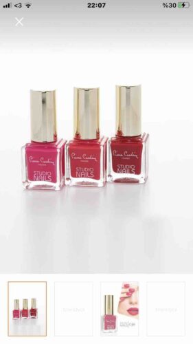 لاک ناخن پیرکاردین اورجینال Pierre Cardin 49 Europe's Nail Polish set 3 pieces-049 photo review