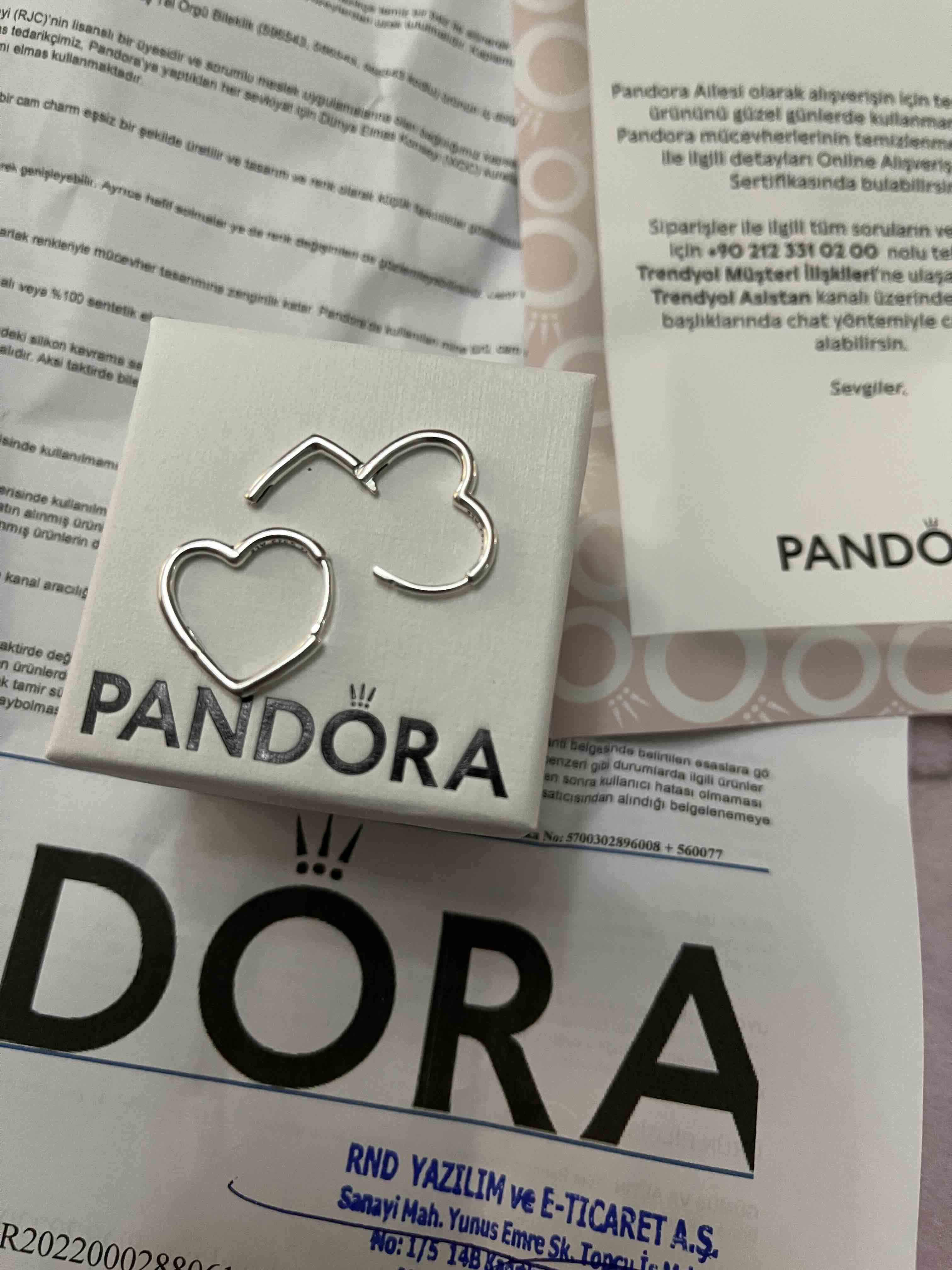 گوشواره نقره زنانه پاندورا Pandora اورجینال 298307C00 photo review