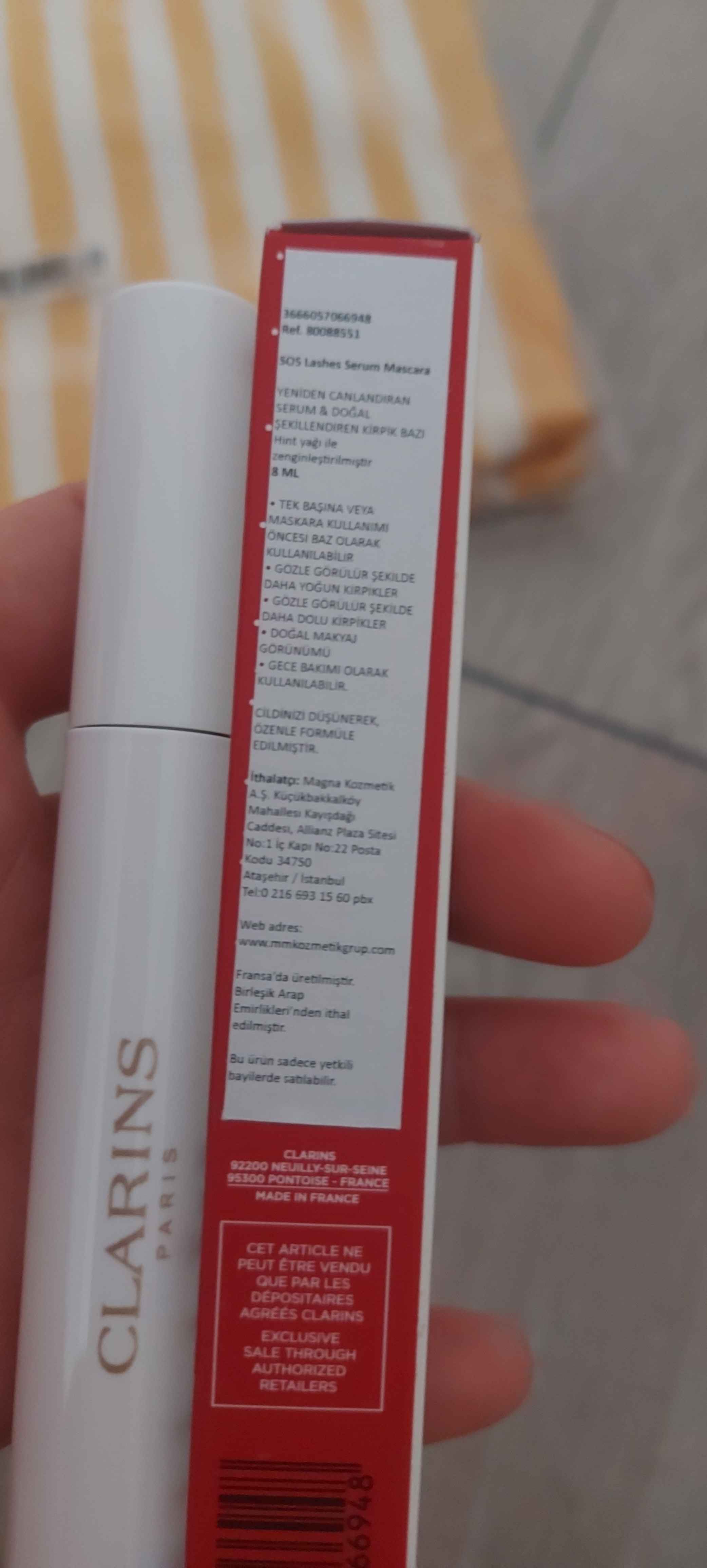 ریمل کلارینز اورجینال Clarins PRA-7457784-8928 Sauce Lashes Serum Mascara photo review