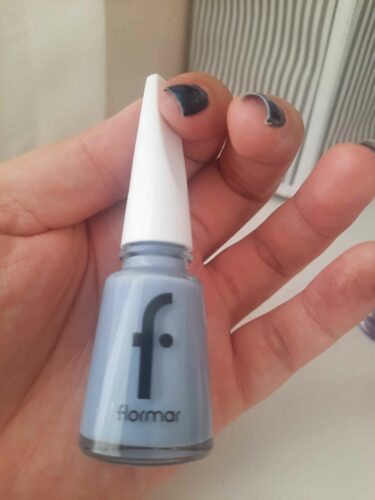 لاک ناخن فلورمار اورجینال Flormar 015465 Shiny Nail Polish (BLUE) - Nail Enamel - 465 Cookie Monster - 8682536036191 photo review
