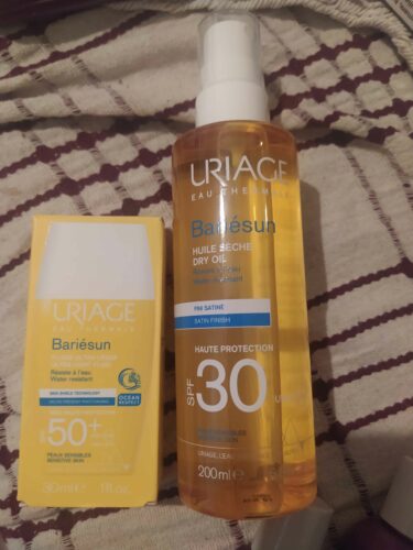 ضد آفتاب صورت اوریاژ اورجینال Uriage UR65169080 Bariesun Ultra-light Fluid Spf50 30 ml photo review