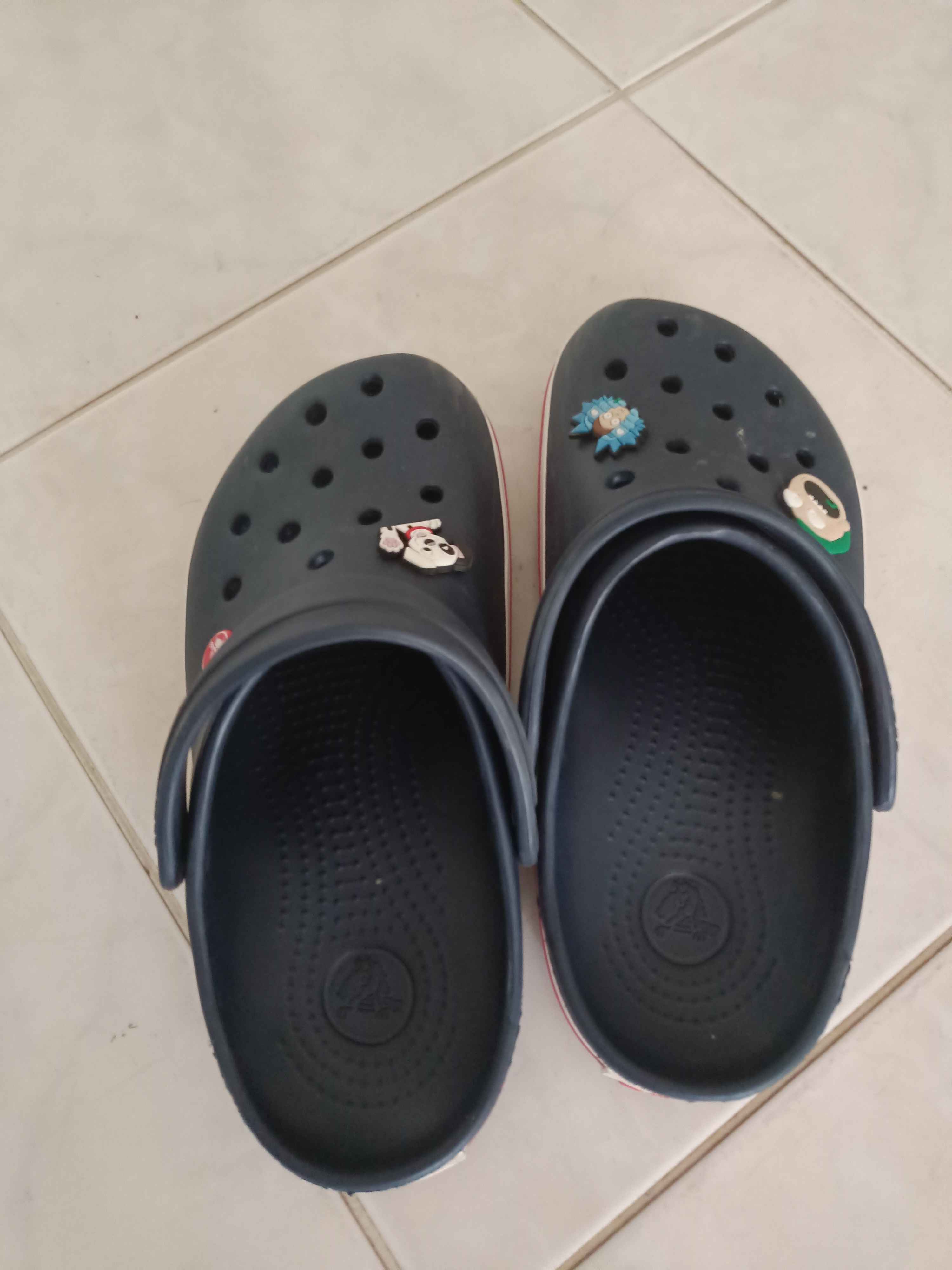 دمپایی کراکس اورجینال Crocs 11016-410 Crocband Unisex Navy Blue Slippers photo review