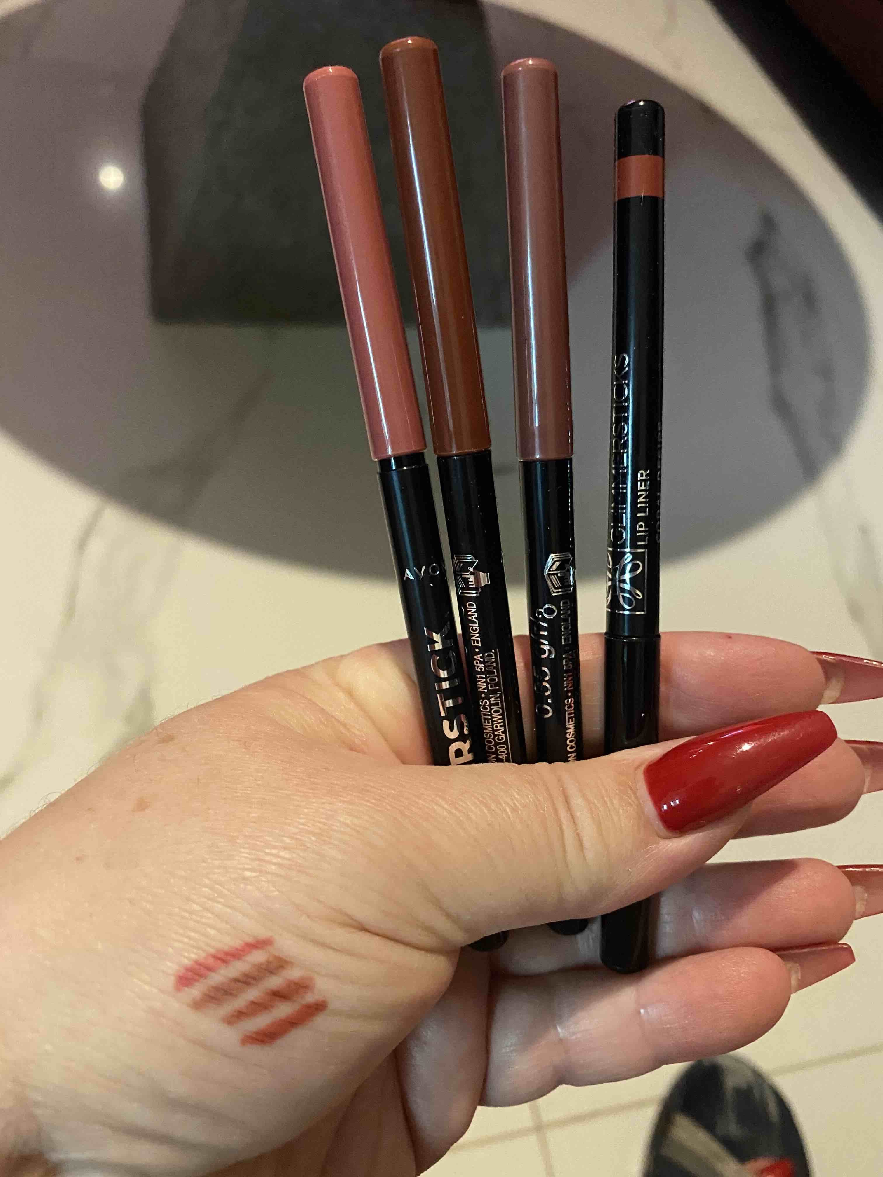 مداد لب آوون اورجینال Avon RUJ0101 Glimmerstick Lip Pencil Pink Bouquet photo review
