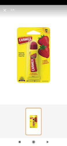 مراقبت از لب کارمکس اورجینال Carmex 83078001902 Strawberry Lip Balm 10g photo review