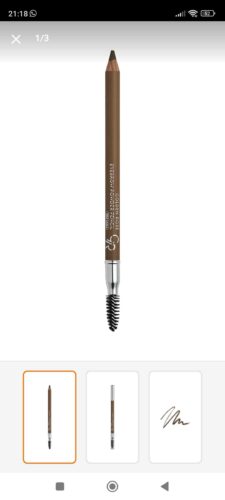 مداد ابرو و سایه ابرو گلدن رز اورجینال Golden Rose KEPP Eyebrow Powder Pencil No: 102 Sable - Powdered Eyebrow Pencil - 8691190071158 photo review