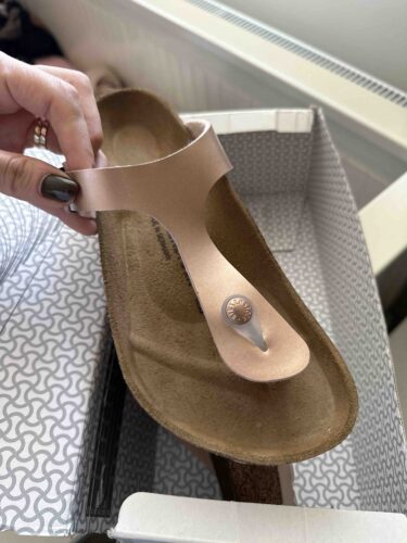 دمپایی بیرکن استاک اورجینال Birkenstock C-BST1012525G0217 Gizeh Bf Women's Slippers photo review