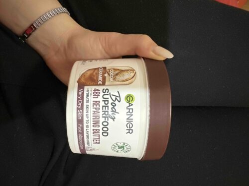 کرم بدن گارنیر اورجینال Garnier 3600542470438 Body Superfood Repair Body Cream [cocoa Ceramide] 380ml photo review