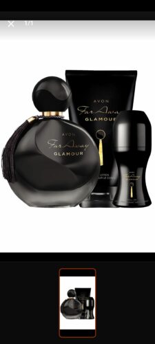عطر آوون اورجینال Avon MPACK1159 Far Away Glamor Perfume Body Lotion Rollon Package photo review