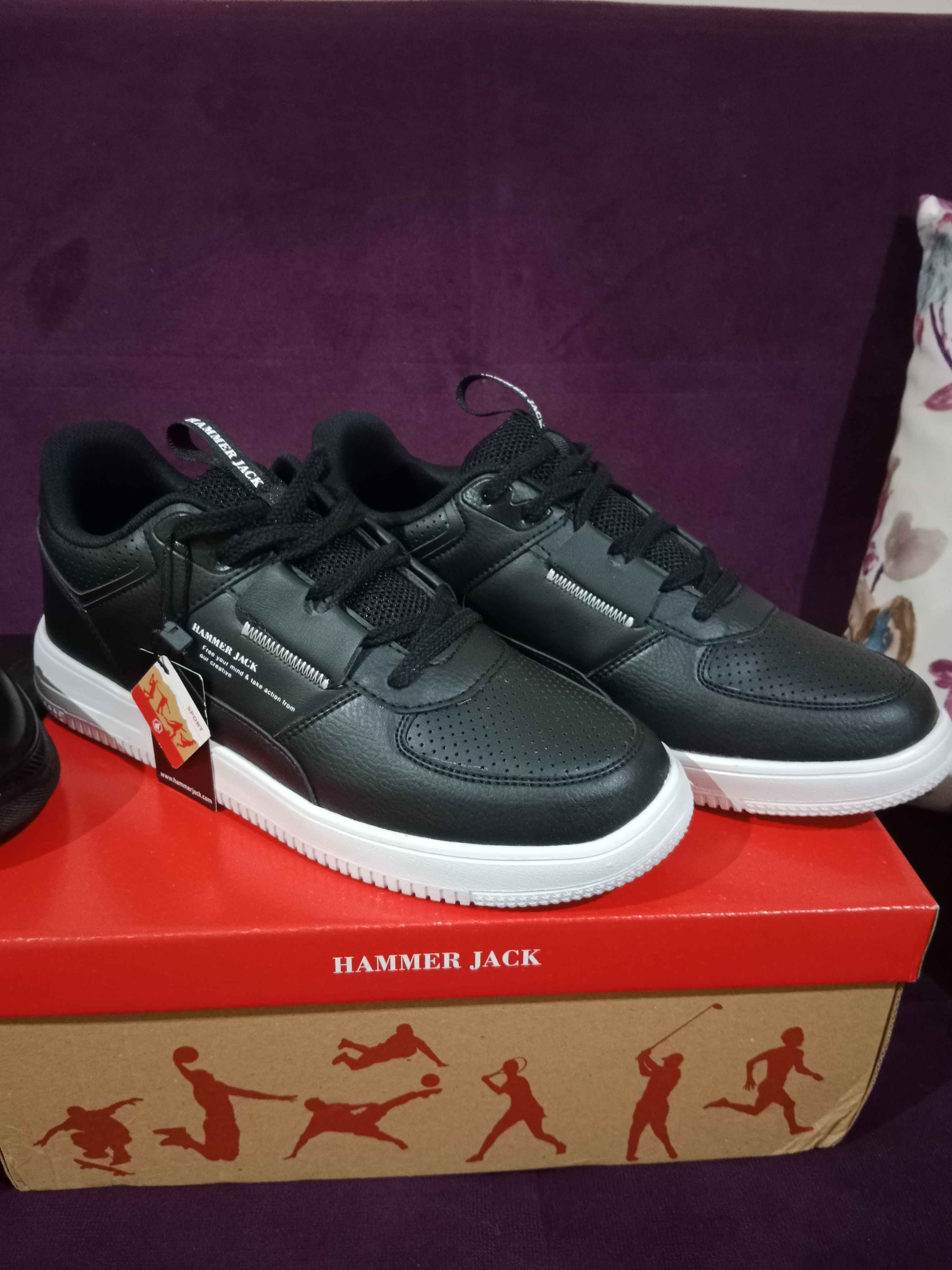 اسنیکر هامر جک اورجینال Hammer Jack 101 21225-M Jarmilla Black White Men's Sports Shoes photo review