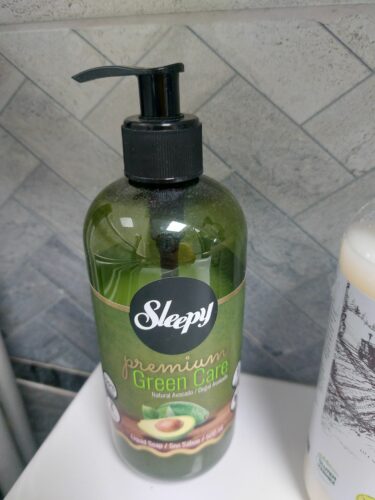 صابون مایع خواب آلود اورجینال Sleepy 8682241207503-3 Premium Green Care Series Liquid Soap 3x500 Ml photo review