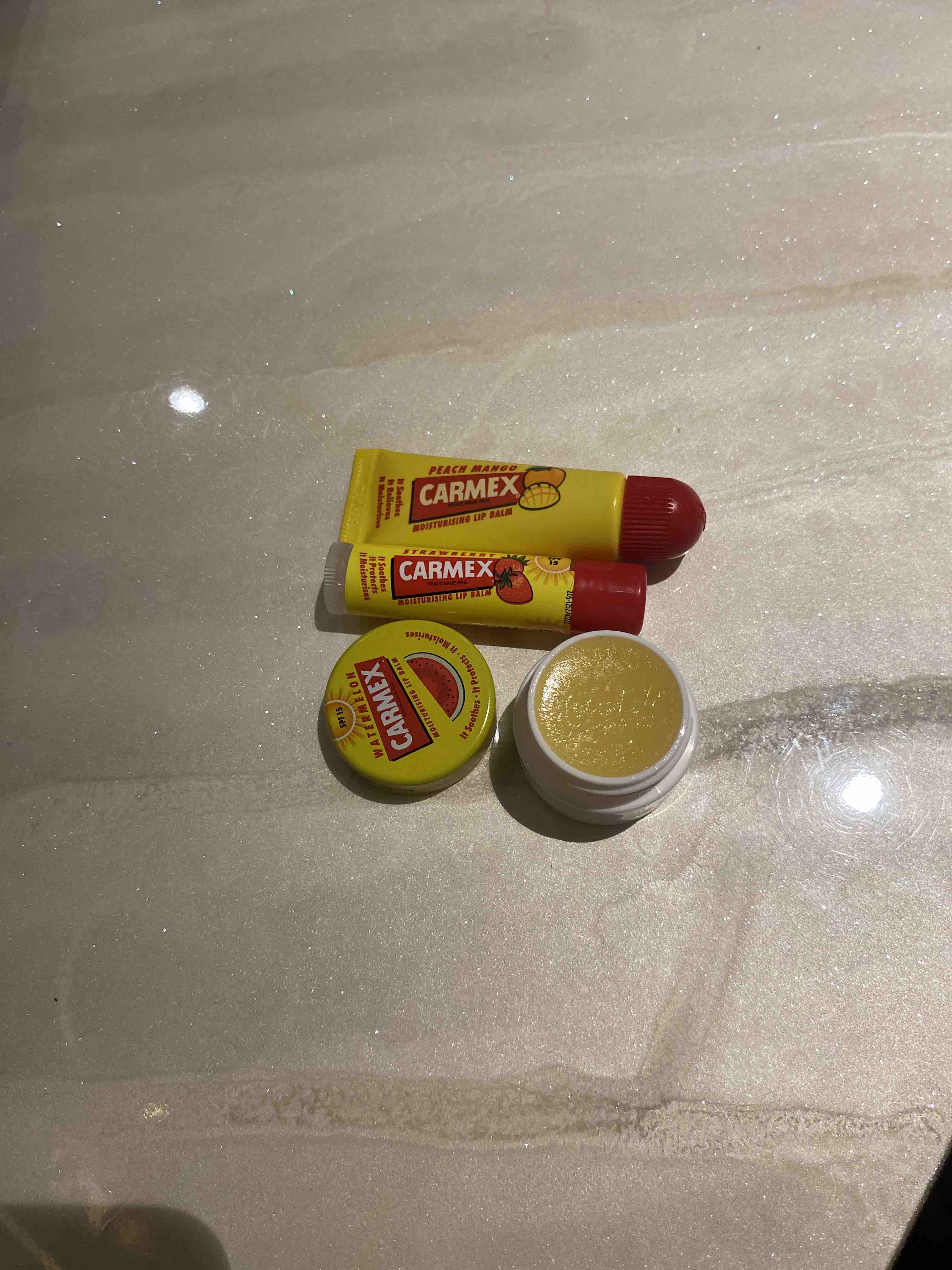 براق کننده لب کارمکس اورجینال Carmex 83078010980 Jar Lip Balm Watermelon Spf15 7.5g photo review