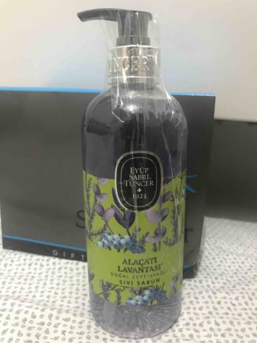 صابون مایع ایوپ صبری تونسر اورجینال Eyüp Sabri Tuncer 85441 Alaçatı Lavender Natural Olive Oil Liquid Soap 500 ml photo review