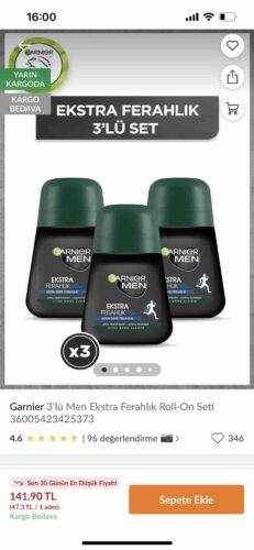 دئودورانت - رول آن گارنیر اورجینال Garnier 36005423425373 Men's Extra Freshness Roll-on Set of 3 photo review