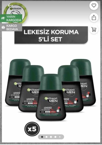 دئودورانت - رول آن گارنیر اورجینال Garnier 36005423425373 Men's Extra Freshness Roll-on Set of 3 photo review