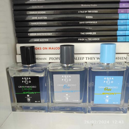 عطر آکوا دی پلو اورجینال Aqua Di Polo 1987 APCN0003 Gran Paradiso Oasis Sport 50 ml Men's Edp Fujer Perfume Apcn000511 photo review